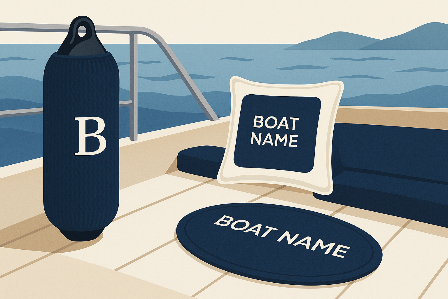 Yachttextilien gestalten