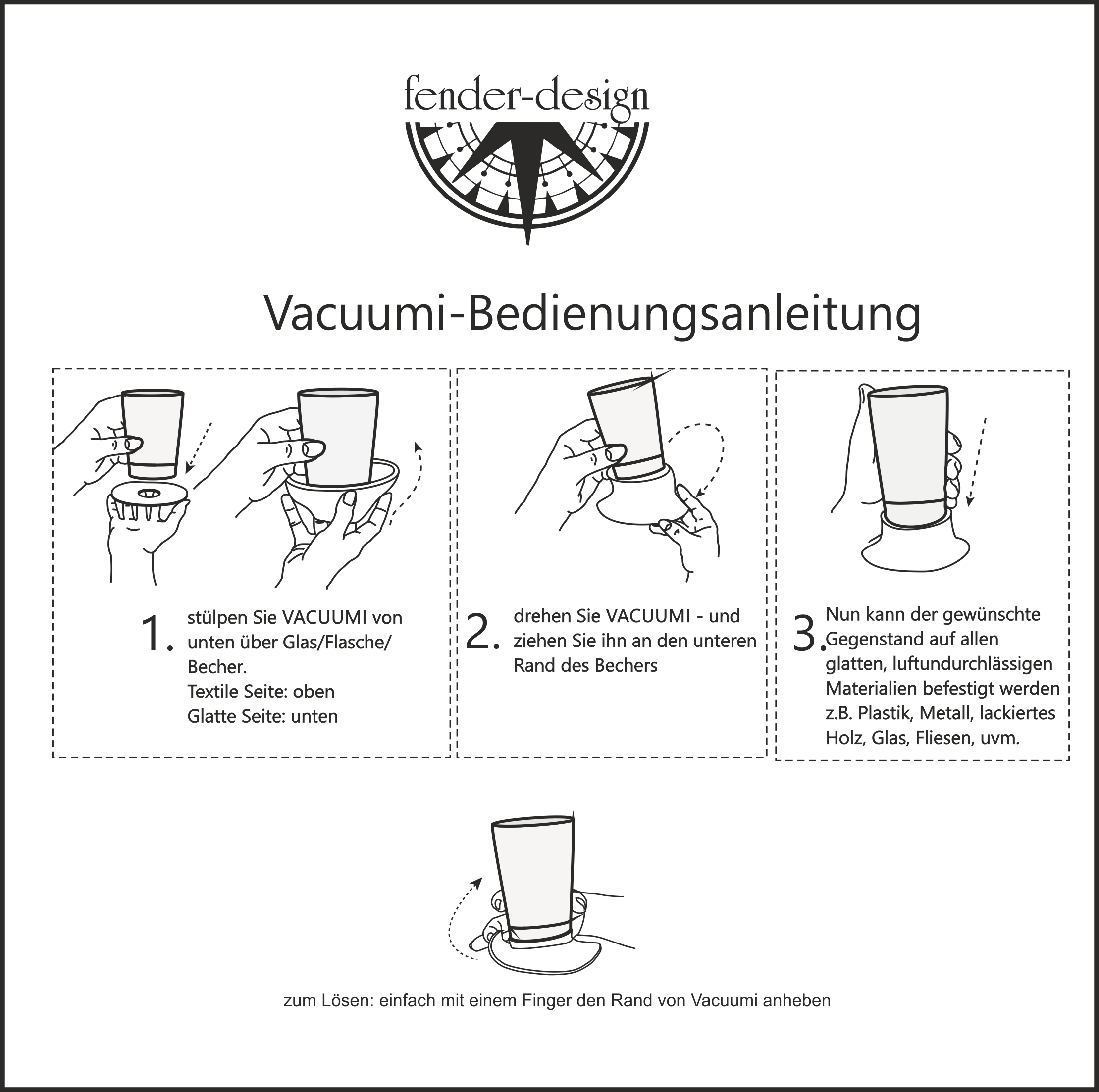 Vacuumi Getränkehalter