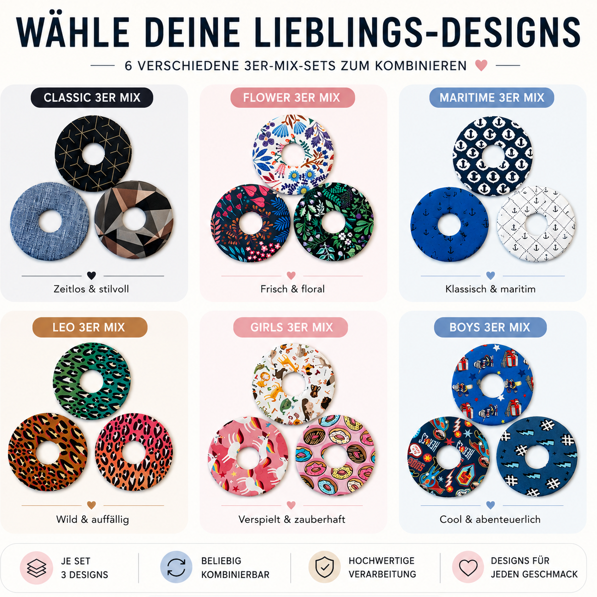 Wähle deine Lieblingsdesigns